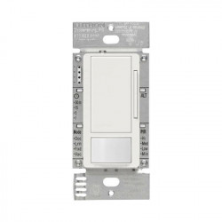 LUTRON ELECTRONICS MSZ101WH Apagado y sensor de movimiento recomendable para banos oficinas privadas etc. 2AMP