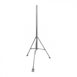 SYSCOM TOWERS SM-TR1.5 Mastil de 2" x 1.5 metros con Tripie para Instalacion en losa. Acero Galvanizado en Caliente.