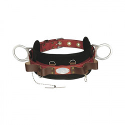 TULMEX 5271-40 Cinturon de Liniero de Lujo Fabricado en Poliester con 2 Anillos tipo D Talla 40.