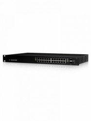 UBIQUITI NETWORKS - ES-24-500W - Switch EdgeMAX Administrable de 24 Puertos Gigabit con PoE+/PoE Pasivo 24V + 2 Puertos SFP 500 W