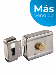 YLI YLI069016 YLI ABK703BS - Cerradura inteligente anti impacto cuenta con juego de 2 llaves sensor con luz LED de status o correcto cerrado apertura con pulso voltaje de 12VDC/ MasComprados