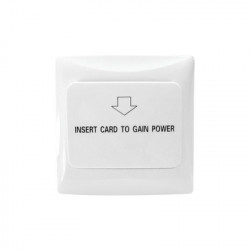 ZKTECO - AccessPRO SWITCHPRO Interruptor de Energia para Habitacion de Hotel / Habilita la corriente electrica al colocar la llave (tarjeta) de la habitacion