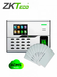 ZKTECO UA860IDCARDPAK - Control de Acceso y Asistencia Simple con 20 tarjetas de proximidad incluidas / ¡Paga 10 y llévate 10 GRATIS! / #TarjetasGratis /