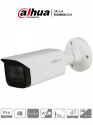 DAHUA - DAH547006 - DAHUA HFW2802T-Z-A - Camara Bullet 4k Starlight/ 8 Megapixeles/ Lente Motorizado 3.7 a 11mm/ 0.005 Lux color/ WDR Real 120dB/ Ir 80 Mts/ Microfono Integrado + 1 Canal de Audio/ IP67/ #SeriePro