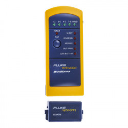 FLUKE NETWORKS MT-8200-49A Probador de Mapa de Cableado MicroMapper para Verificar Rapida y Facilmente la Integridad del Cableado de Par trenzado de Ethernet