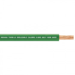 INDIANA SLY-308-GRN/100 Cable de Cobre Recubierto THW-LS Calibre 12 AWG 19 Hilos Color Verde (100 metros)
