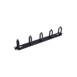 LINKEDPRO - LP-CM-01 - Organizador de cables con 5 anillos 1U 19" Color negro