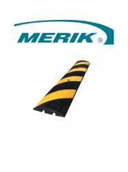 MERIK MER151030 MERIK T6FT - Reductor de velocidad o tope vehicular LIFTMASTER / 100% Caucho RECICLADO / Negro con amarillo BuenFinDeMes