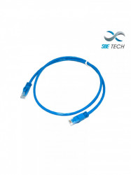 SBE TECH SBT2840009 SBETECH PCC620MBL - Cable de Parcheo Cat 6 color azul de 2 metros/ Bota inyectada y moldeada