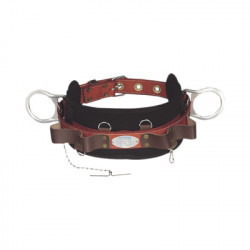 TULMEX 5271-48 Cinturon de Liniero de Lujo Fabricado en Poliester con 2 Anillos tipo D Talla 48.
