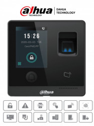 DAHUA DHT0680003 DAHUA ASI1212F-D - Control de Acceso STANDALONE/ Apertura remota P2P DMSS/ Uso interior / 3000 Huellas/ 30 000 Tarjetas ID/