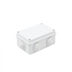 GEWISS GW-44-005 Caja de derivacion de PVC Auto-extinguible con 6 entradas tapa atornillada 120x80x50 MM Para Exterior (IP55)