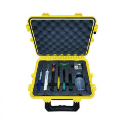 LINKEDPRO - LP-FT-KIT - Kit de herramientas para terminación de conectores mecánicos de fibra óptica incluye maletín ideal para transportar con especificación militar (uso rudo)