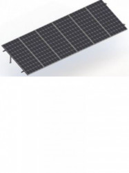 MARCAS VARIAS TES557112 PV SRI630 - Kit para sistema solar con inclinacion de 15 a 30 en vertical / Para 6 paneles no incluidos