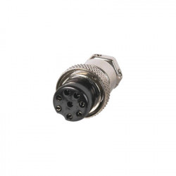 Syscom - M-28 - Conector de Micrófono Macho de 8 contactos.