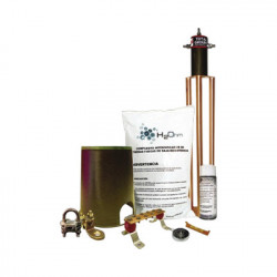 TOTAL GROUND - KIT-MASTER-45AB - Kit de tierra física modelo TG45AB con Electrodo Magnetoactivo capacidad: 45 AMP