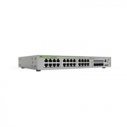 ALLIED TELESIS - AT-GS970M/28PS-10 - Switch PoE+ Administrable CentreCOM GS970M Capa 3 de 24 Puertos 10/100/1000 Mbps + 4 SFP Gigabit 370 W