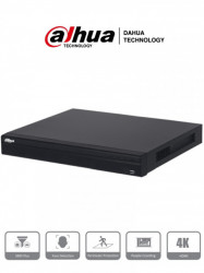 DAHUA DHT0210003 DAHUA NVR4232-16P-4KS2/L - NVR de 32 Canales 4k con 16 puertos PoE/ 2 Bahias de Disco Duro/ H.265/ Interface 4.0/ Ancho de Banda: 160 Mbps/ 4&2 E&S de Alarma/ Soporta Camaras con: Face Detection SMD Plus y Proteccion Perimetral/ LoNuevo