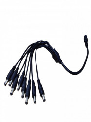 SAXXON TVN017010 SAXXON PSUWB10 - Divisor de energia / Tipo pulpo / 8 Conectores macho / 2.1 mm / 1 Conector hembra