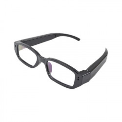 Syscom TE663 Camara Oculta en Lentes / Resolucion 2 Megapixel (1080P) / Memoria de 8GB / Grabacion de Audio y Video / Captura de Fotografias