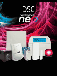 DSC SEEDPACK- Paquete para desarrollo de instaladores de alarmas serie NEO con 32 Zonas Inalámbricas / Panel HS2032 / Teclado LCD Alfanumérico / Gabinete / 1 Contacto Magnético Inalámbrico PG9303 / 1 PIR LC100 / Transformador / 1 Estrobo /con Batería