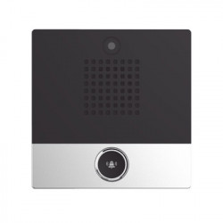 FANVIL I10SV Mini video Intercomunicador para hoteleria y hospitales con diseno elegante PoE camara 1Mpx 1 boton 1 relevador integrado de salida y entrada.