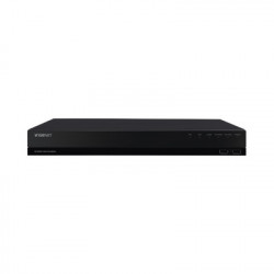 Hanwha Techwin Wisenet WRN-810S-4TB NVR de 12 Megapixel con Wisenet Wave Embebido / Incluye 4 Licencias / 4TB Incluidos / 8 canales / 8 puertos PoE / H.265 & WiseStream / E/S de alarma