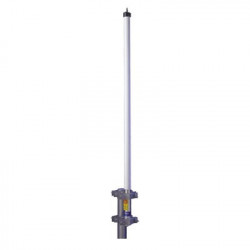 HUSTLER HD9-43050 Antena base UHF 430-450 MHz Fibra de Vidrio 9 dB de Ganancia Serie HD para Climas Dificiles