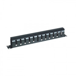 LINKEDPRO - LPCM-04 - Organizador de cables horizontal 19" con cubierta metálica 1U