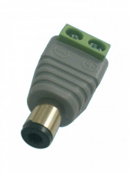 SAXXON TVN081014 SAXXON PSUBR12H - Bolsa de 10 conectores macho para fuente de poder / Resistente a la oxidacion / Bloque para atornillar positivo y negativo