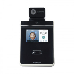 SUPREMA FS2AWBTCM10LA FaceStation 2 Lector Facial/ Notificacion por Temperatura Alta / Bluetooth MultiClass SE Dual RFID (125KHZ EM HID PROX 13.56MHZ Mifare DesFire / EV1 FELICA ICLASS S) Compatible con BioStar2