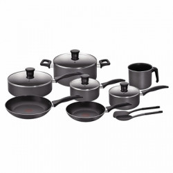 TEFAL A730SA75 Bateria Family Cook en Negro de 13 Piezas