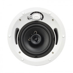 TRUAUDIO CL-70V-6UL Altavoz comercial de 2 vias 70V /100V /8 Ohms en techo woofer de polipropileno 6.5 in tweeter PEI 3/4in 5-60 Watts UL