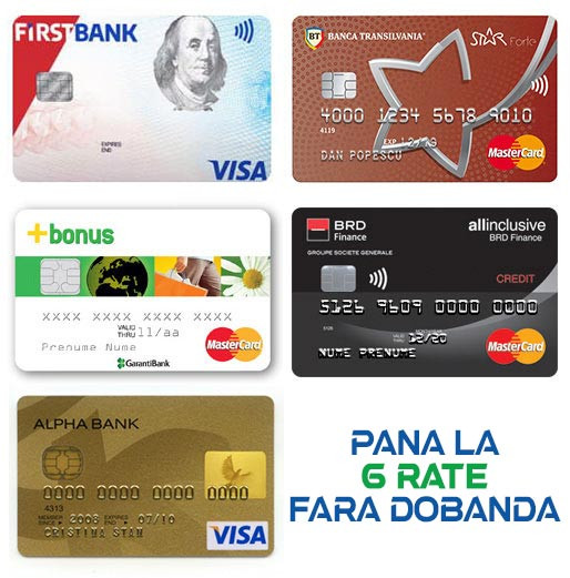 Plata in rate fara dobanda 