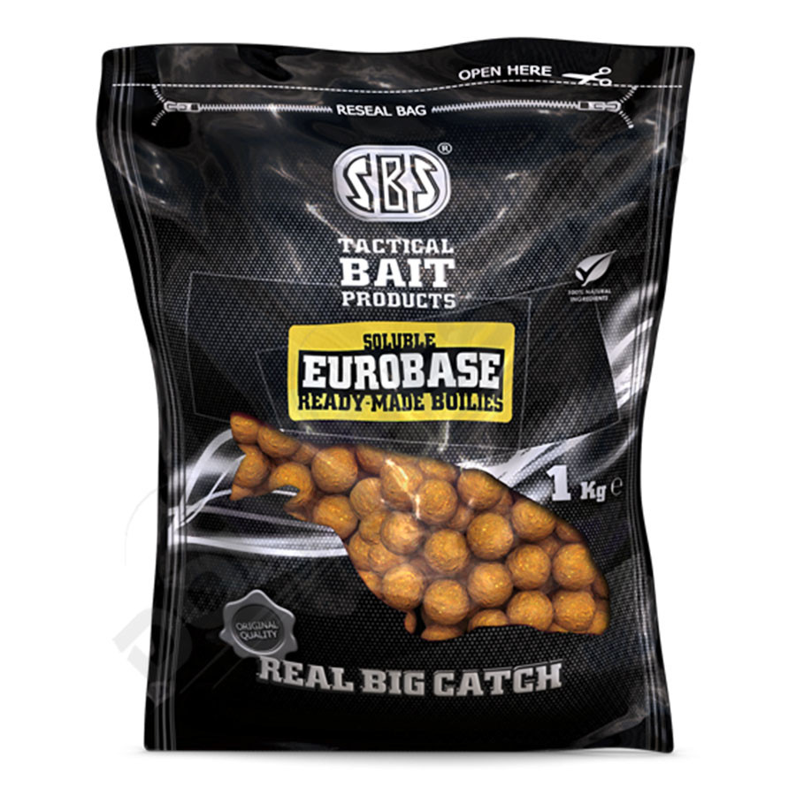 BOILIES SOLUBIL SBS EUROBASE READYMADE BOILIE 20MM GARLIC 1KG