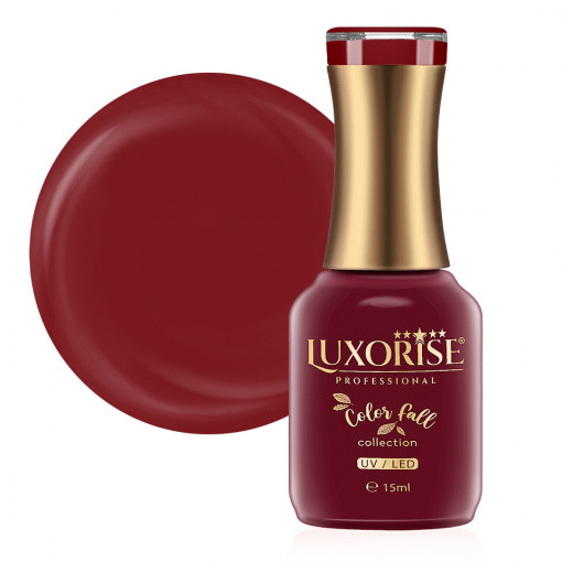 Oja Semipermanenta Colour Fall Collection Windy Red, LUXORISE, 15ml