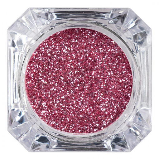 Poze Sclipici Unghii Pulbere LUXORISE, Pink Day Glitter