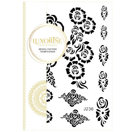 Tatuaj Temporar LUXORISE Flower Goddess J236