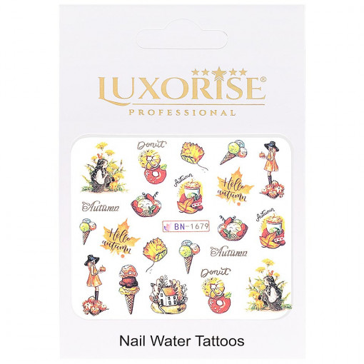 Tatuaj Unghii Fall BN-1679, LUXORISE