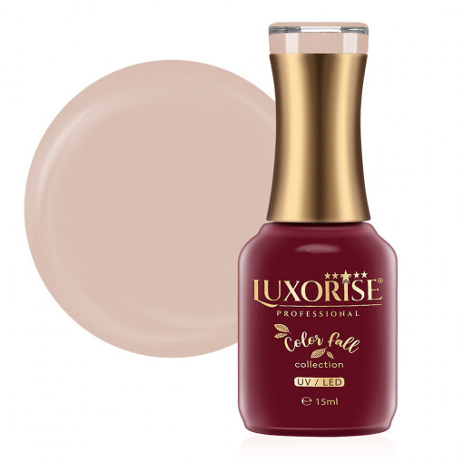 Oja Semipermanenta Colour Fall Collection Cappuccino Cream, LUXORISE, 15ml