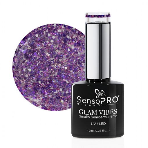 Oja Semipermanenta Glam Vibes SensoPRO Milano #06 Deep Royal Princess,