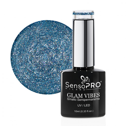 Oja Semipermanenta Glam Vibes SensoPRO Milano #37 Fantastic Dazzle, 10ml