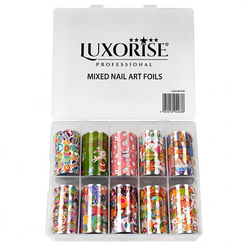 Set Folii Transfer LUXORISE #59 Easter Joy, Set 10 buc