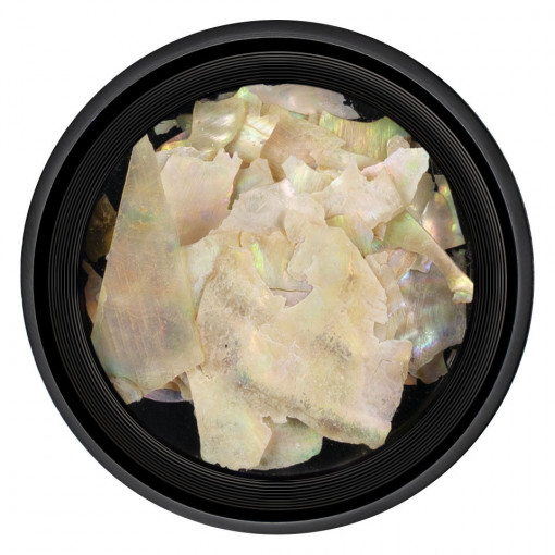 Decor Unghii tip Scoica Pisata Ivory, LUXORISE