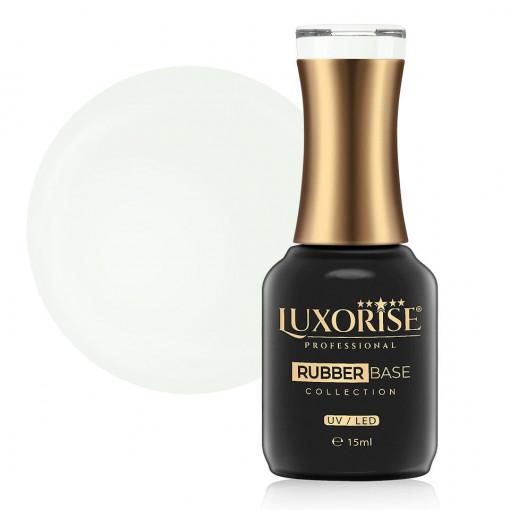 Rubber Base LUXORISE Pastel Collection, Milky White 15ml