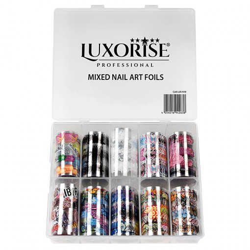 Set Folii Transfer LUXORISE #60 Butterfly Crush, Set 10 buc