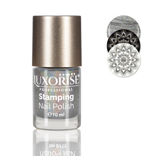 Oja Stampila Unghii Disco LUXORISE, Mystic Silver #05