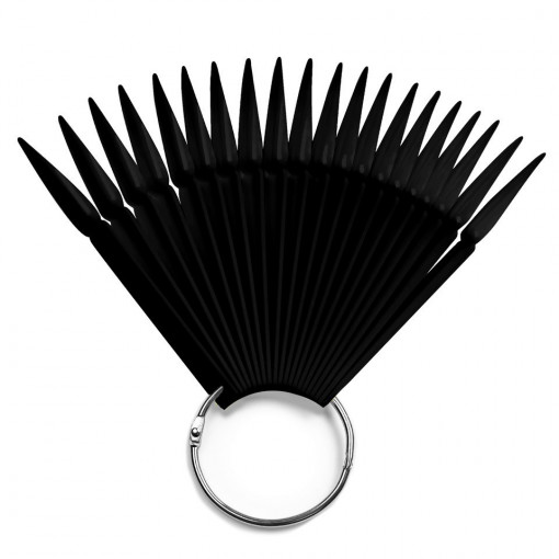 Paletar pentru Unghii Stiletto Exersare si Expunere - 40 Palete Unghii False , negru