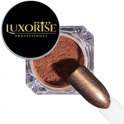 Pigment Holografic Unghii LUXORISE #100 cu aplicator