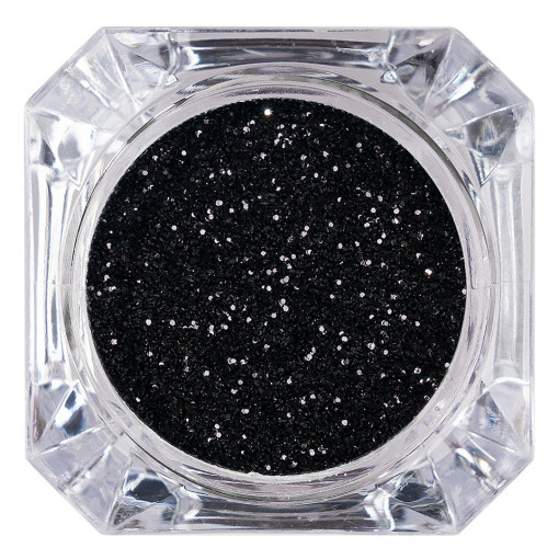 Sclipici Unghii Pulbere LUXORISE, Black Unicorn Glitter
